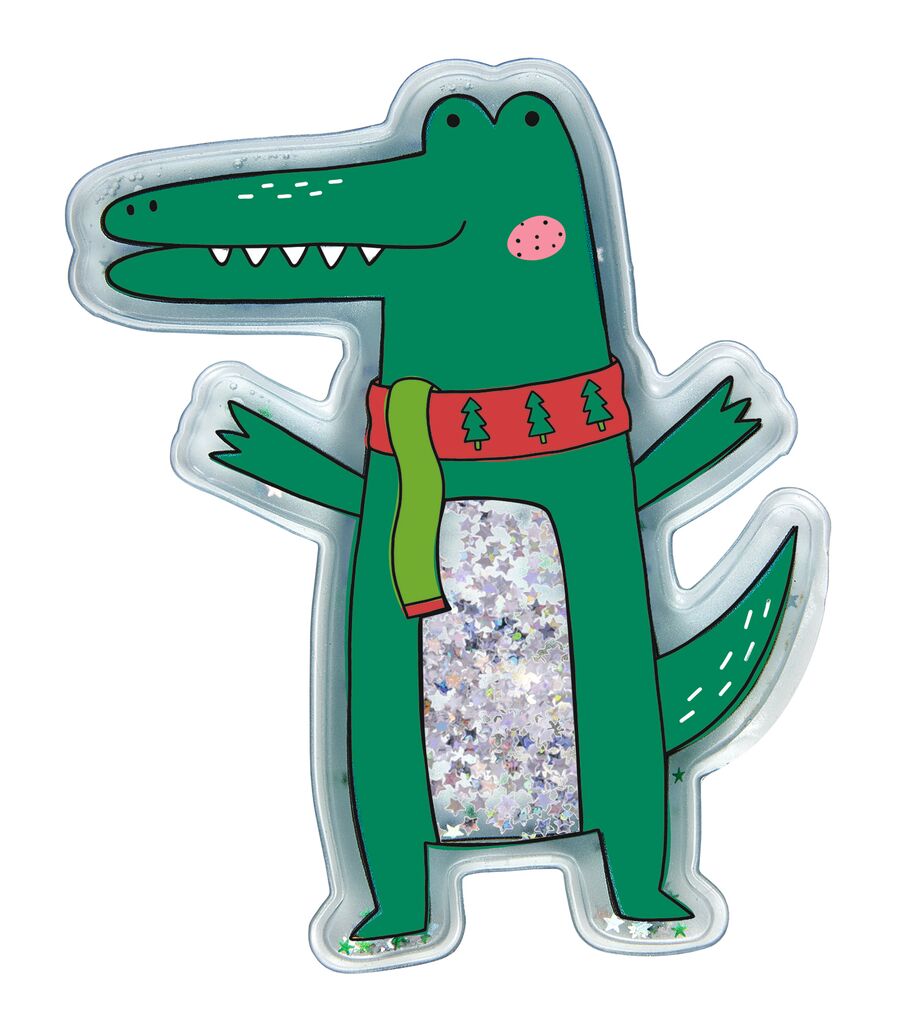 Handwärmer Glitzerstaub Krokodil Handwärmer Glitzerstaub Krokodil