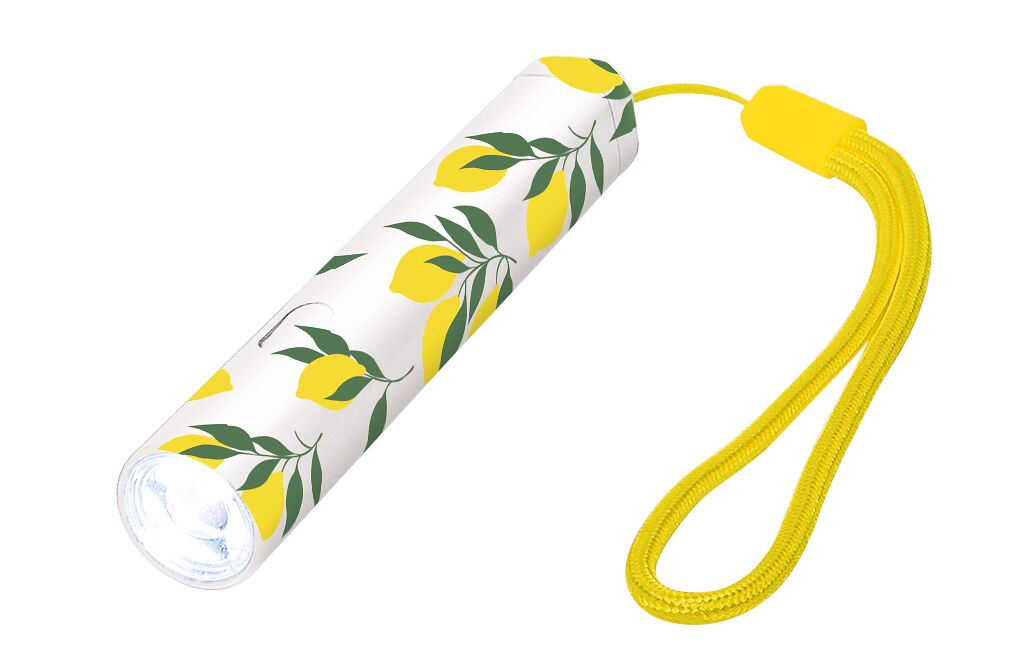 Fernweh Taschenlampe Slim Zitronen