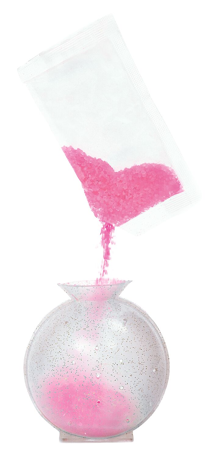Schneeball-Flummi selber machen pink