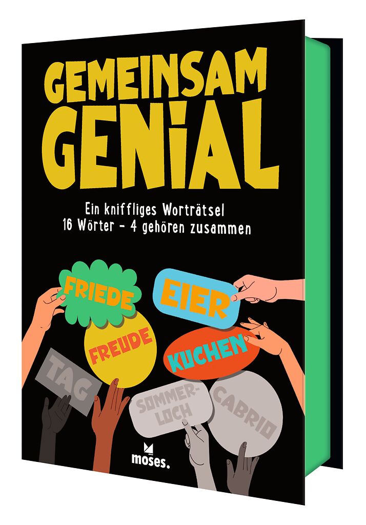 Gemeinsam Genial - Ein kniffliges Worträtsel - 16 Wörter - 4 gehören zusammen