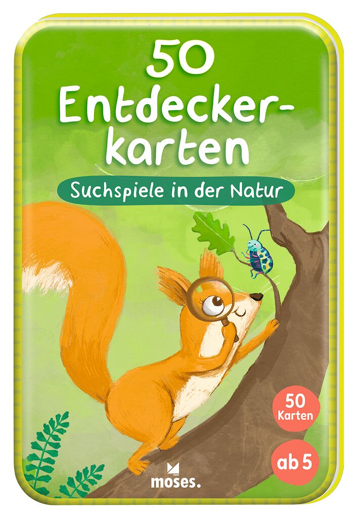 50 Entdeckerkarten - Suchspiele in der Natur