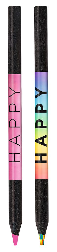 Jumbo Regenbogen Buntstifte Neon pink