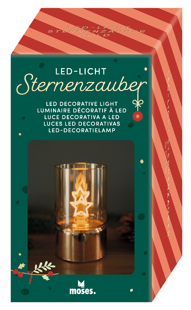 LED-Licht Sternenzauber gold