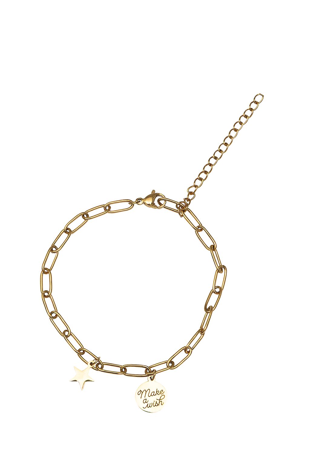 Sternchen-Armband Make a wish gold