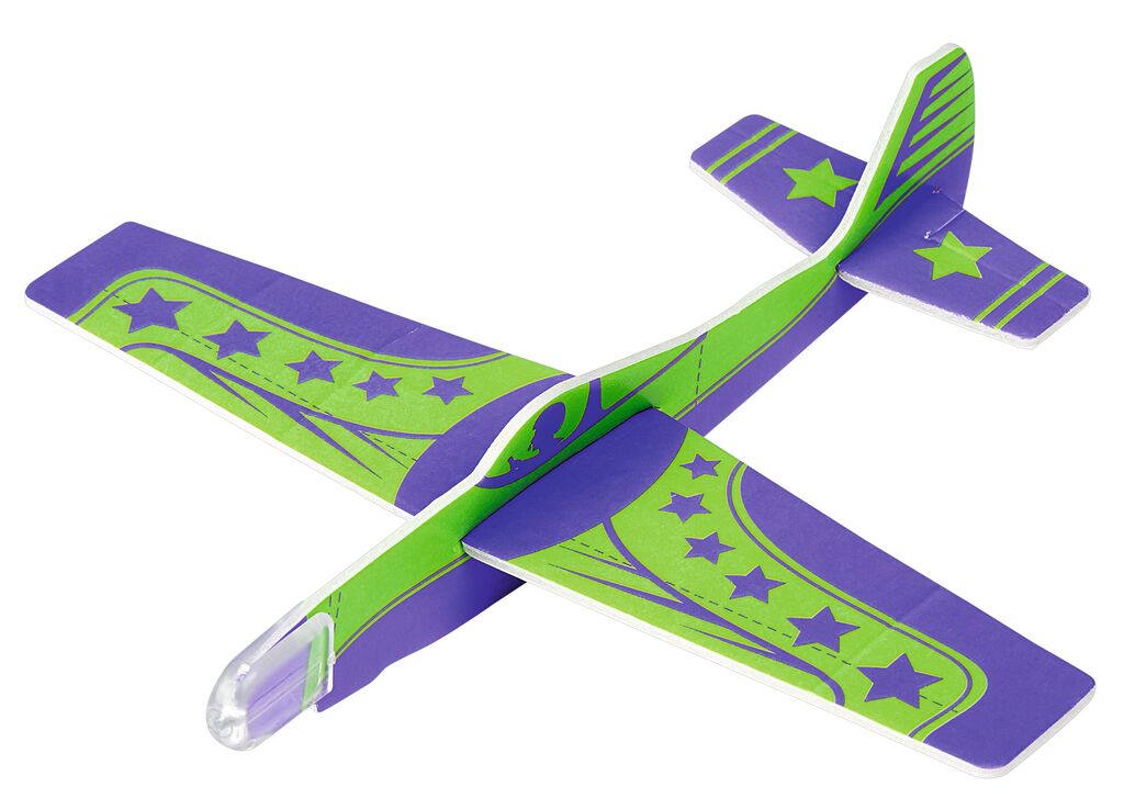 Leuchtender Segelflieger Glow in the Dark violett