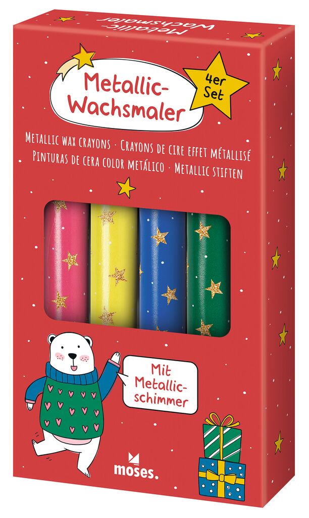 Metallic-Wachsmaler Sternenstaub 4er Set Metallic-Wachsmaler Sternenstaub 4er Set