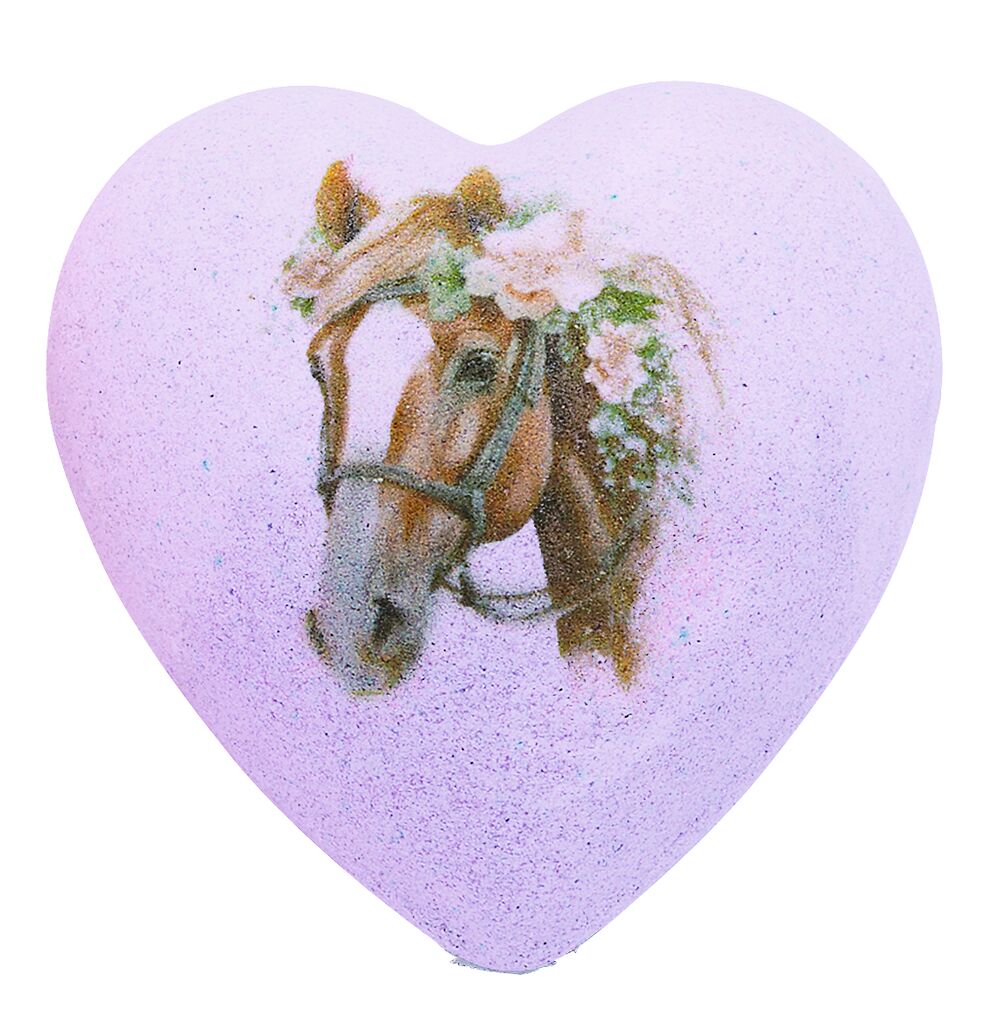 Pferde Sprudelndes Zauberherz violett