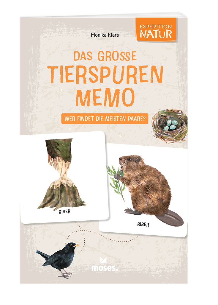 Expedition Natur - Das große Tierspuren Memo
