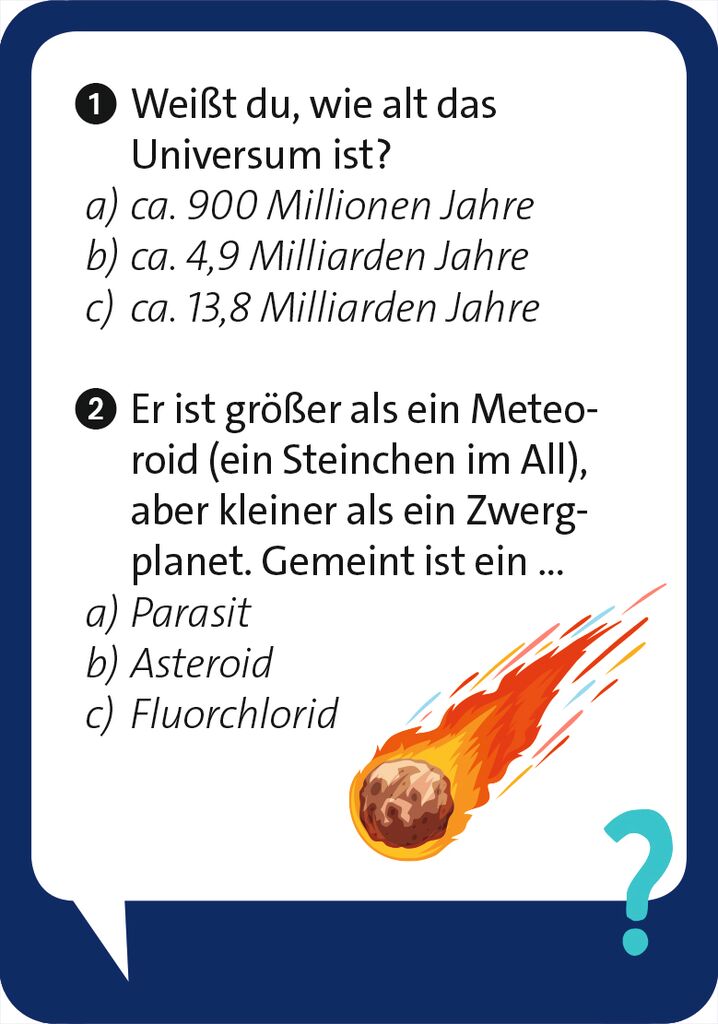 Pocket Quiz junior - Weltraum