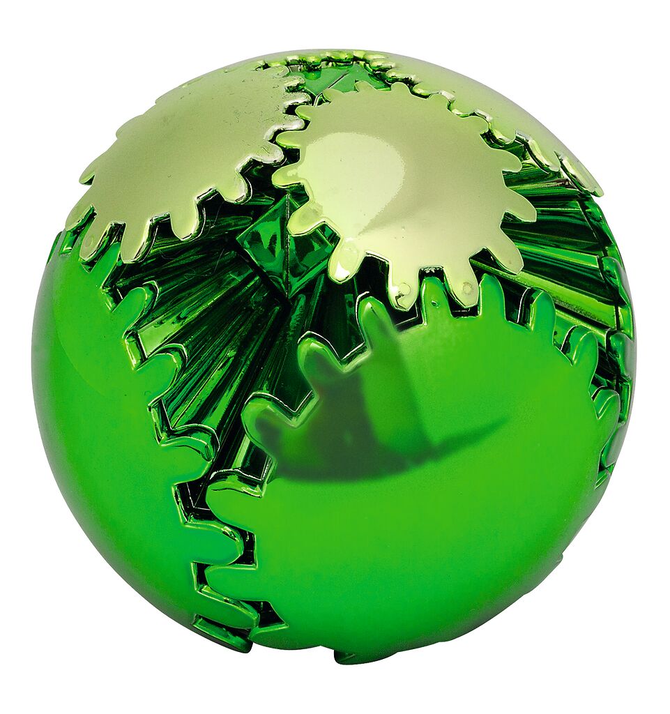 PhänoMINT Zahnradball grün