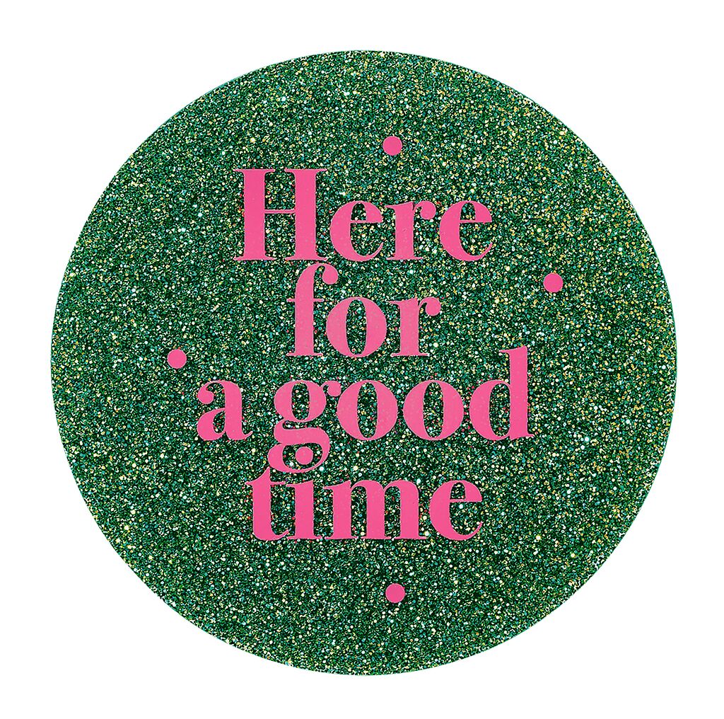 Acryl-Untersetzer Good Time