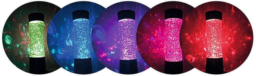 Glitzerlampe grün Glitzerlampe grün