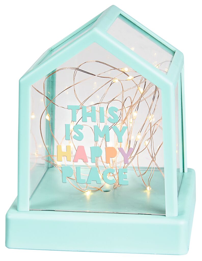 Happy me Lichterkette im Haus mit USB