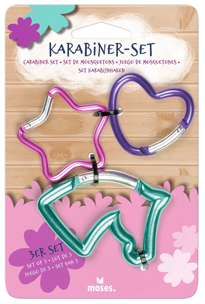 Karabiner-Set Pferde (versch. Farben)