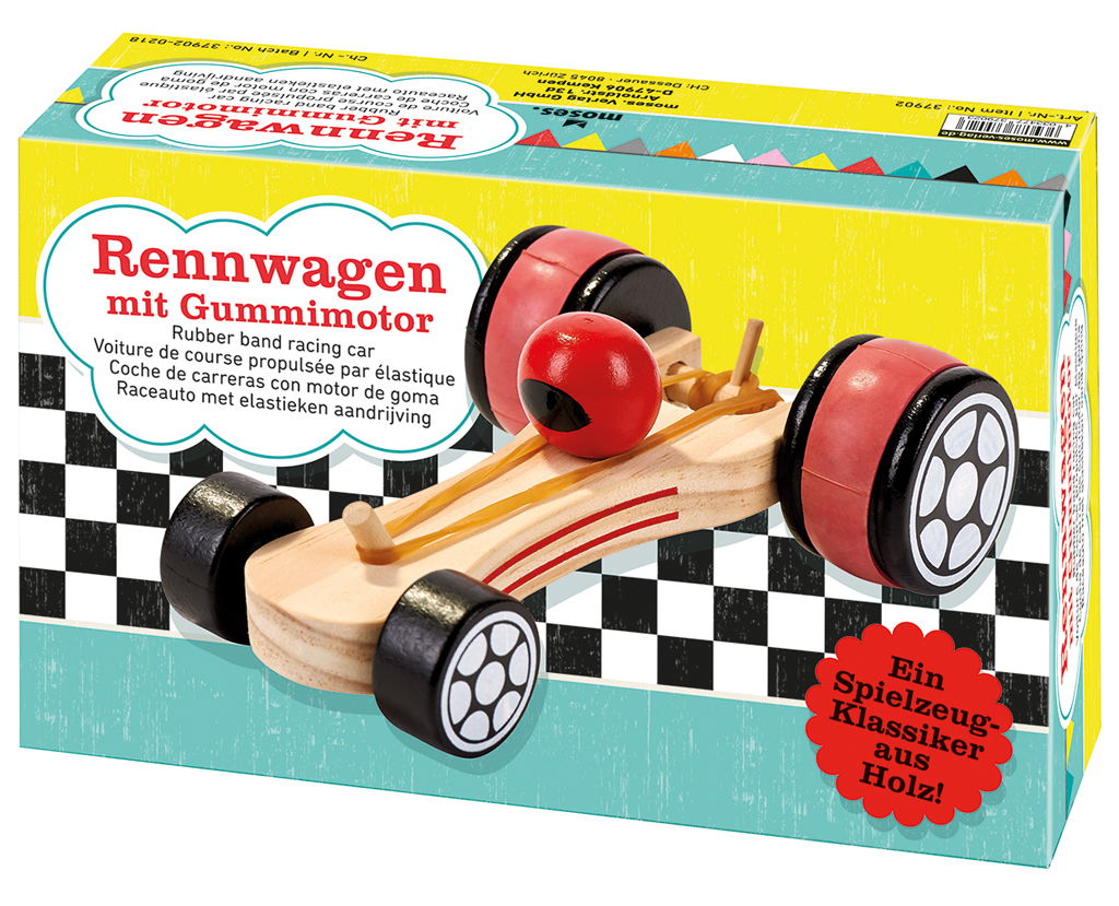 Rennwagen mit Gummimotor Rennwagen mit Gummimotor
