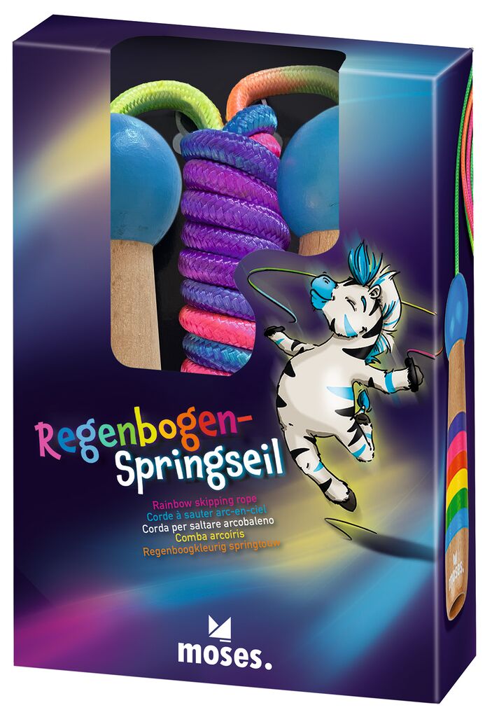 Regenbogen Springseil