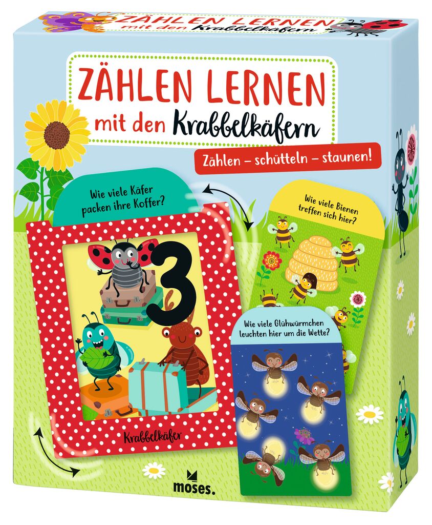 Zählen lernen mit den Krabbelkäfern - Magnetischer Lernspaß Zählen lernen mit den Krabbelkäfern - Magnetischer Lernspaß