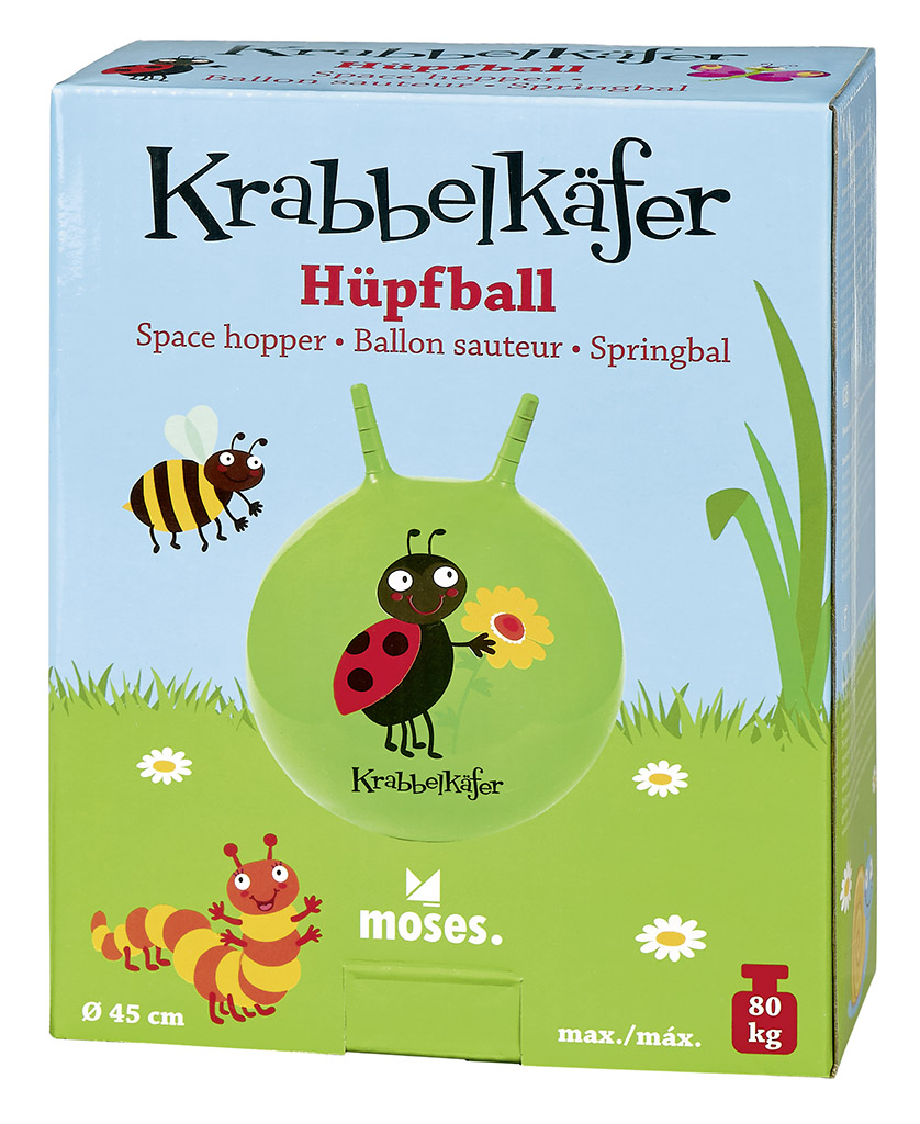 Krabbelkäfer Hüpfball