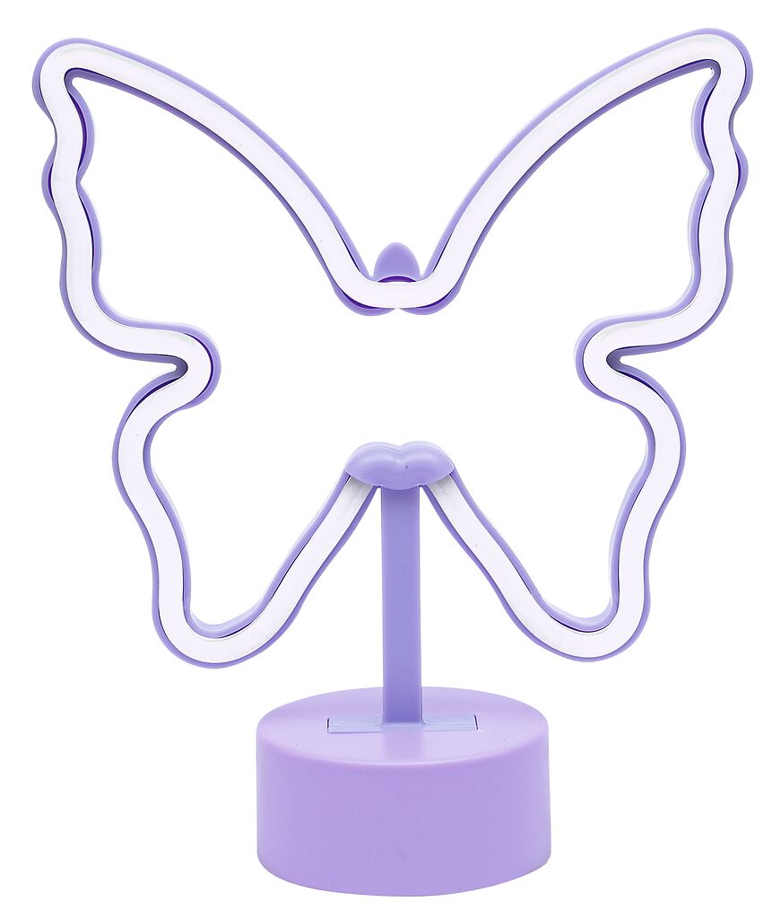 Just One More Chapter LED-Schmetterling Neon