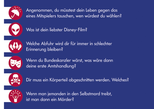Zündstoff. Das Spiel mit den explosiven Fragen Zündstoff. Das Spiel mit den explosiven Fragen