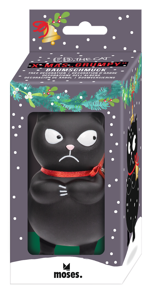 Ed, the Cat Baumschmuck Xmas Grumpy