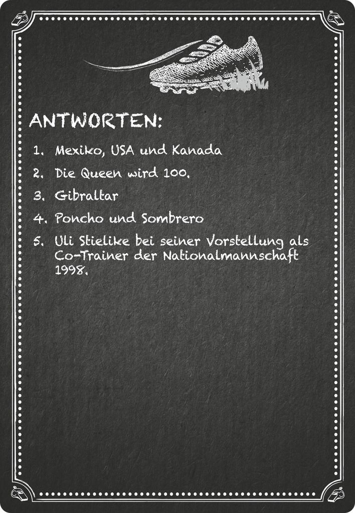Kneipenquiz - Fußball Spezial Kneipenquiz - Fußball Spezial