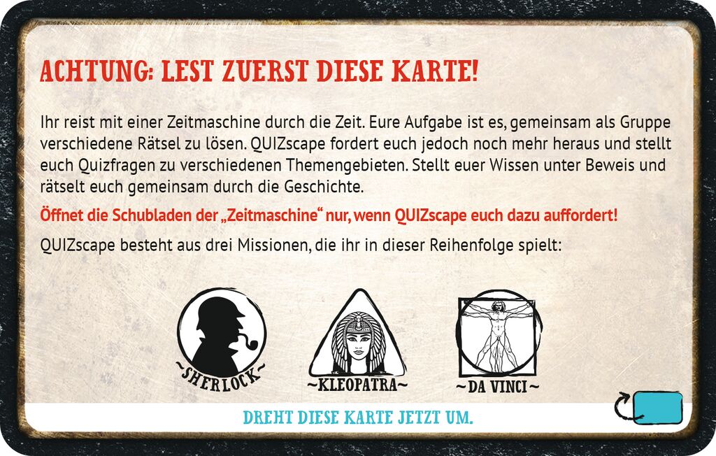 QUIZscape - Rätsle dich durch die Zeit