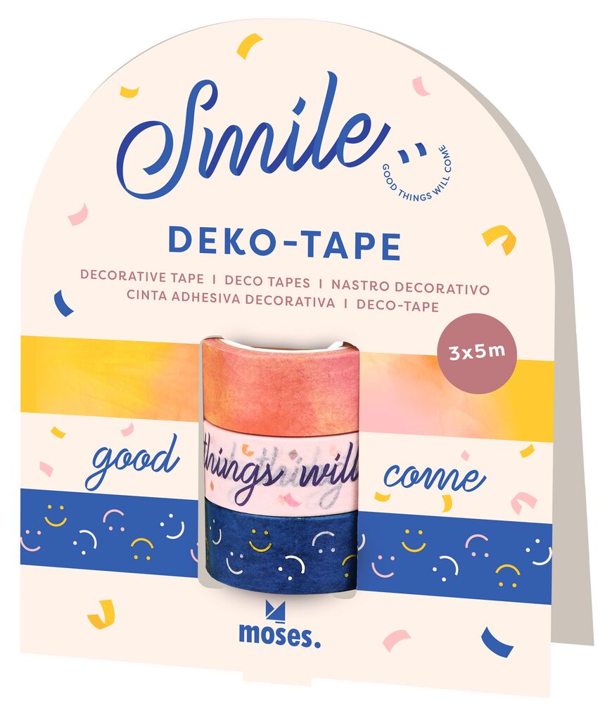 Smile Deko-Tape 3er Set