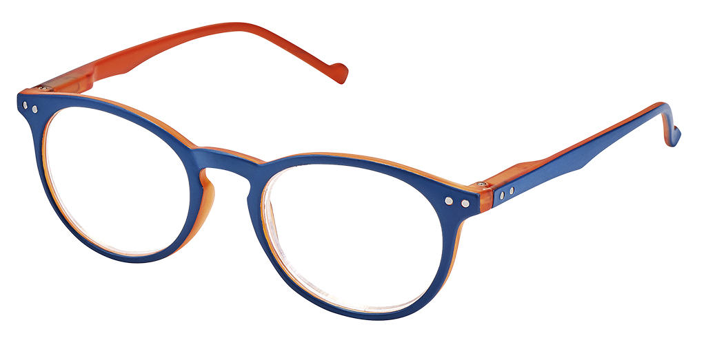 Lesehilfe Bicolor +2.0 orange-blau Lesehilfe Bicolor +2.0 orange-blau