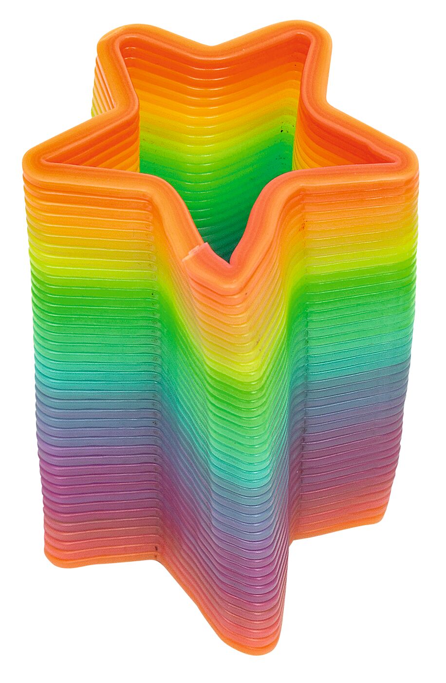 Regenbogen-Spirale Stern