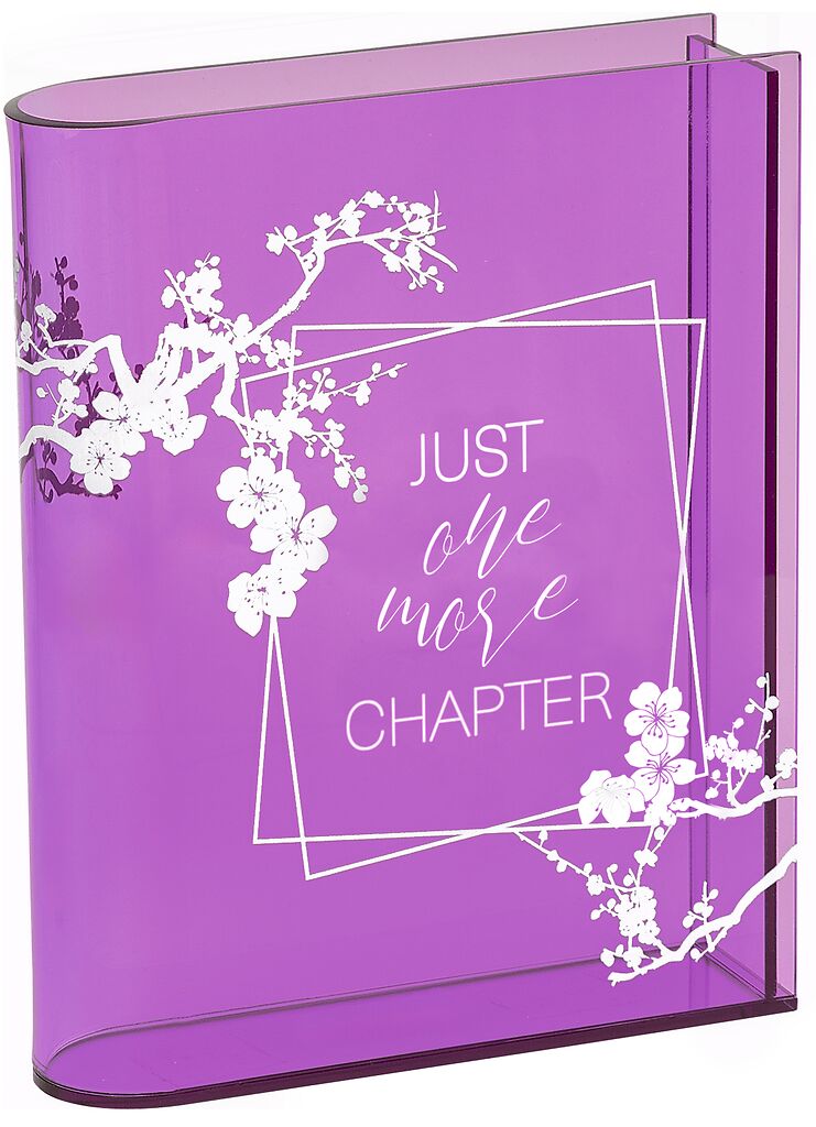 Just One More Chapter Buchvase Read & Bloom