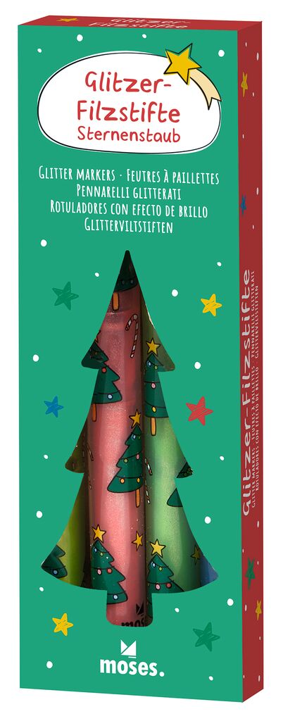 Glitzer-Filzstifte Sternenstaub 4er Set Glitzer-Filzstifte Sternenstaub 4er Set