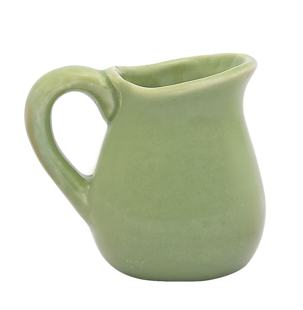 Mini-Vase Blümchengrüße grün