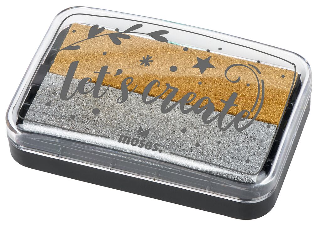 Stempelkissen Winterwunder silber-gold