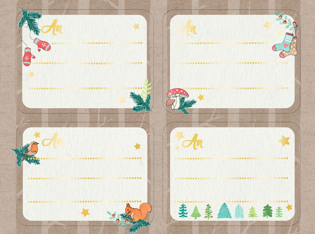 Briefpapier-Set Winterwunder Briefpapier-Set Winterwunder