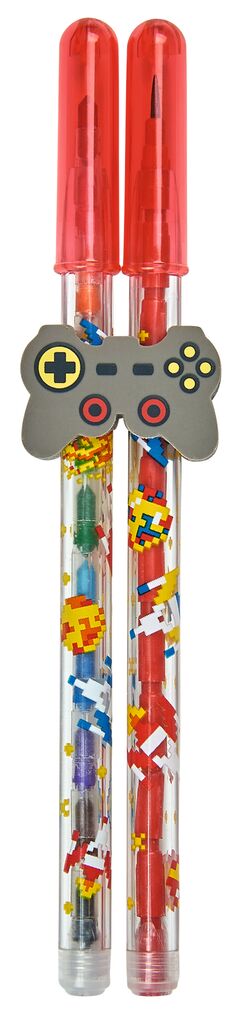 2in1 Steckstift Level up rot