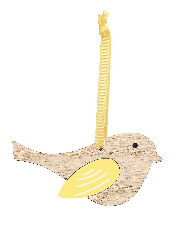 Anhänger Bunte Vögelchen gelb