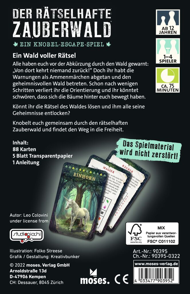 Der rätselhafte Zauberwald - Escape-Spiel