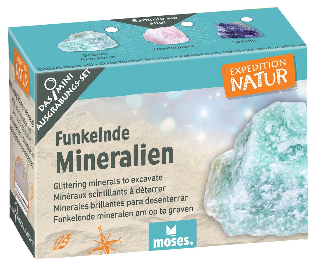 Expedition Natur Mini-Ausgrabungsset Funkelnde Mineralien
