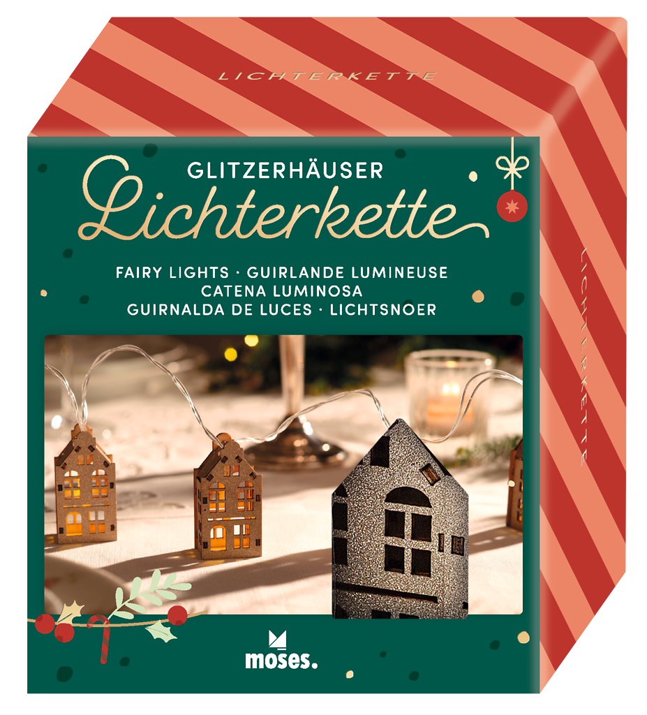 Lichterkette Glitzerhäuser