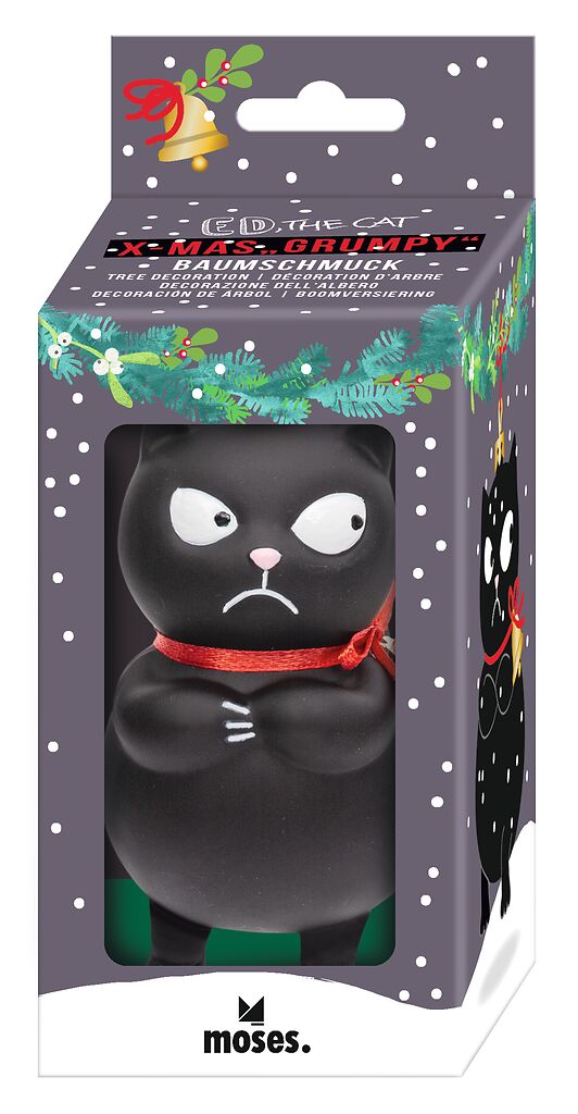 Ed, the Cat Baumschmuck Xmas Grumpy