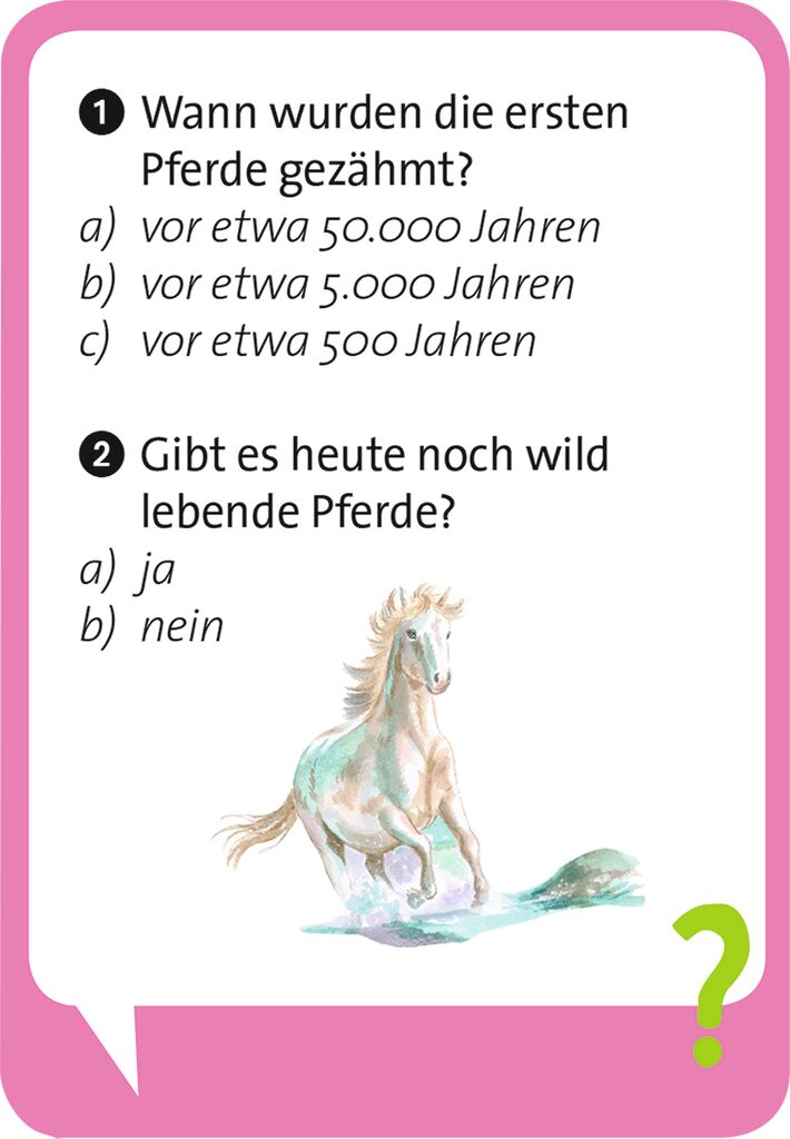 Pocket Quiz junior - Pferde Pocket Quiz junior - Pferde