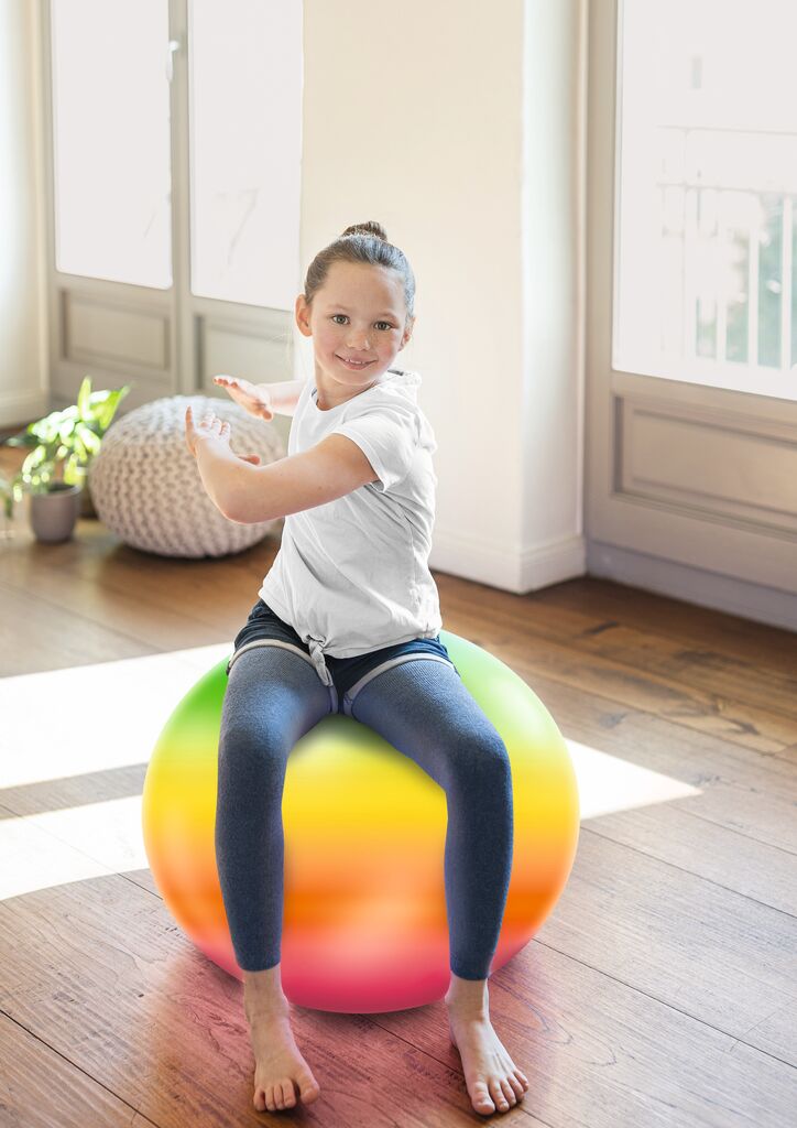 Regenbogen-Gymnastikball