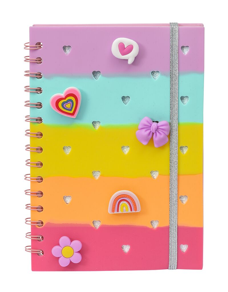 Notizbuch mit Charms