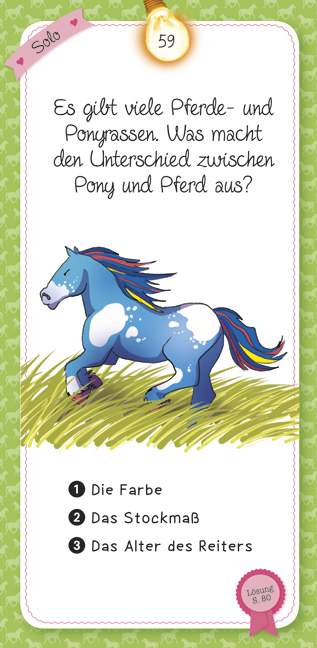 Das Quiz der Pferde und Ponys