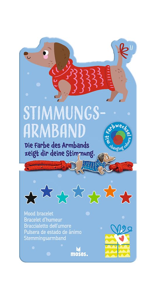 Stimmungsarmband Sternenstaub Hund