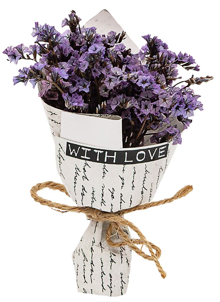 moses. libri_x Mini-Sträußchen Blumengrüße violett