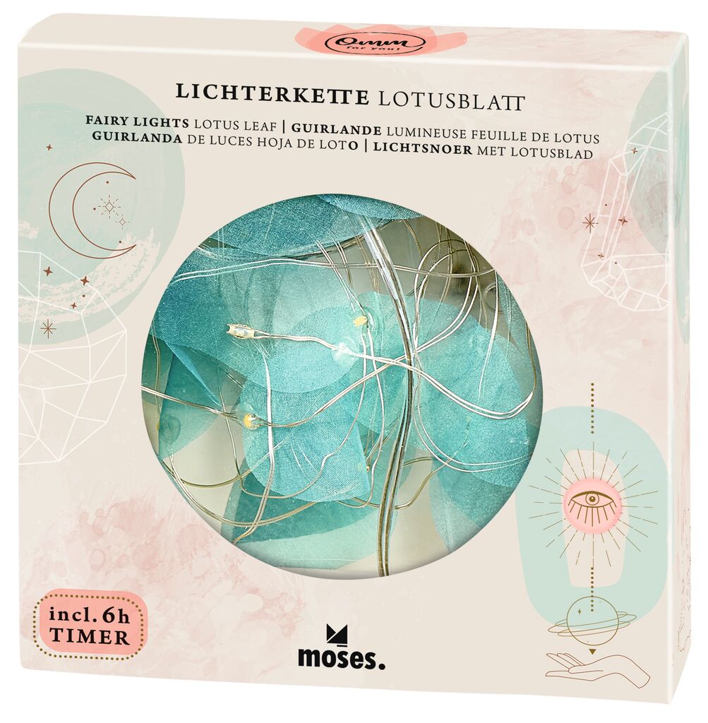Omm for you Lichterkette Lotusblatt Omm for you Lichterkette Lotusblatt