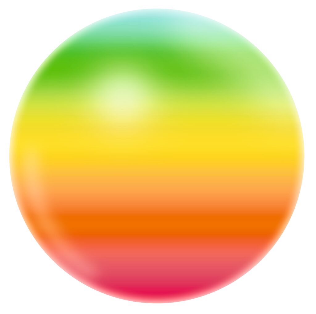 Regenbogen-Gymnastikball