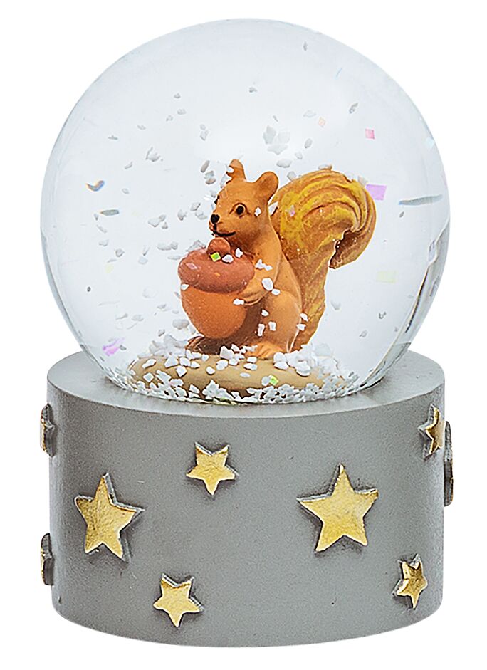Schneekugel Schneezauber Eichhörnchen